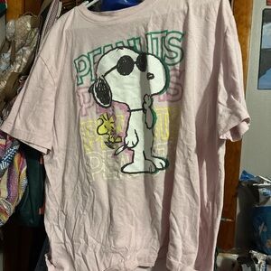 Peanuts Pink Dog T-Shirt